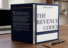 mockup do livro the revenue codex — guido chicata
